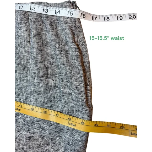 Canadian Designer 100% Linen Skirt, 10, Slow Fashion Minimalist Ruffle - Picture 7 of 16